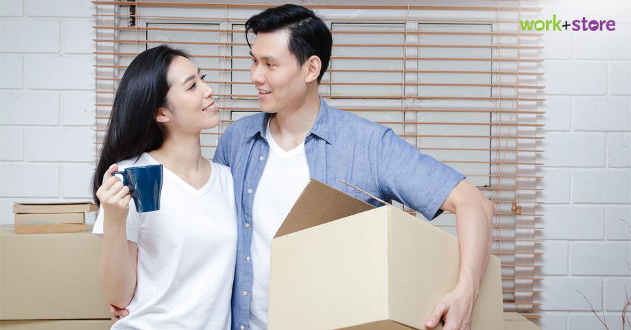rent a storage unit to declutter your home storage space singapore