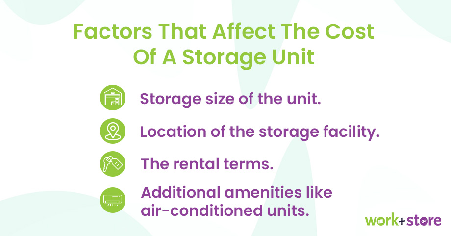 Factors That Affect The Cost Of A Storage Unit self-storage Singapore