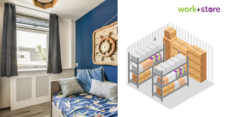 120-square-foot storage space