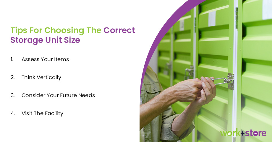 Tips for Choosting the Correct Storage Unit Size