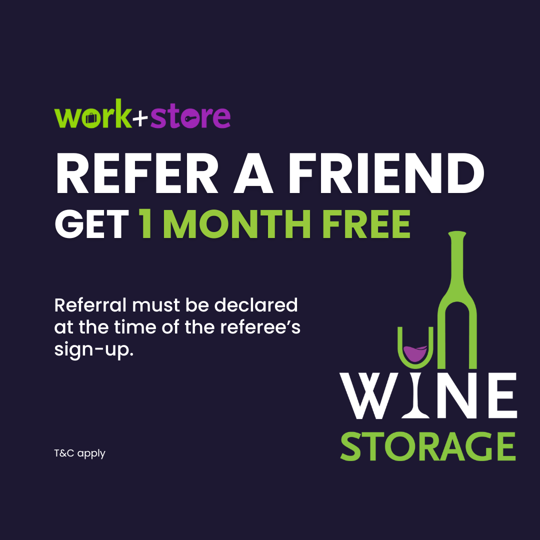Wine Storage Referral: Get 1 Month Free