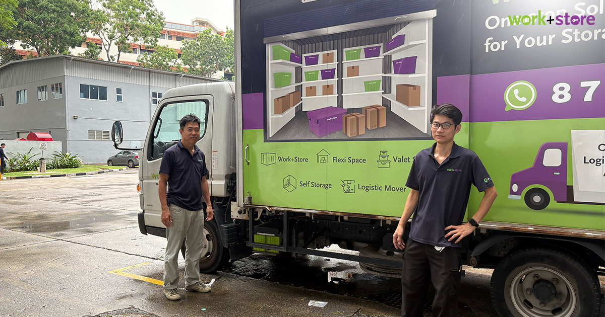Work+Store movers with a truck for student storage.