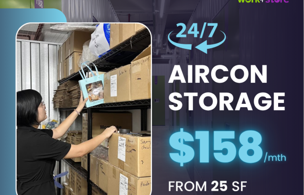 Aircon Storage Promo: Rent 25sq ft from $158/mth