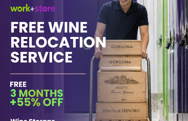 Wine Storage Promo: Free 3 Months + 55% OFF