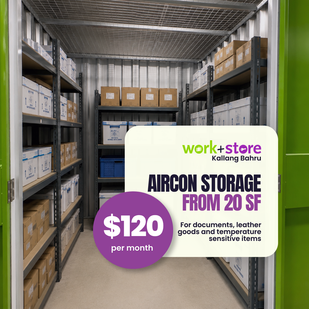 Kallang Bahru Exclusive: Aircon Storage from $120/month