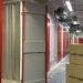 Cardboard boxes stacked outside self-storage units at Work+Store Singapore.